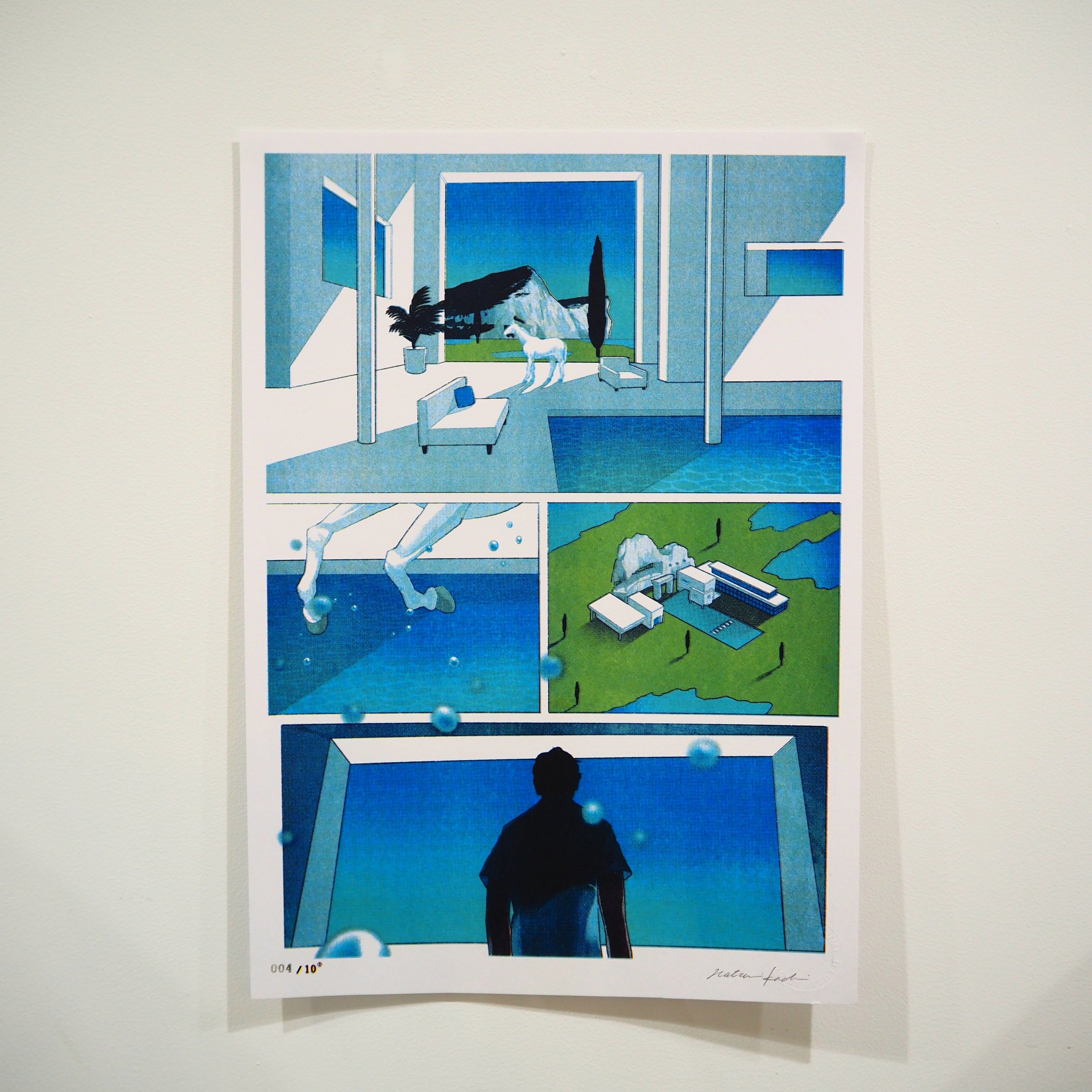 タキタサキ リソグラフポスターA5 | LOCAL