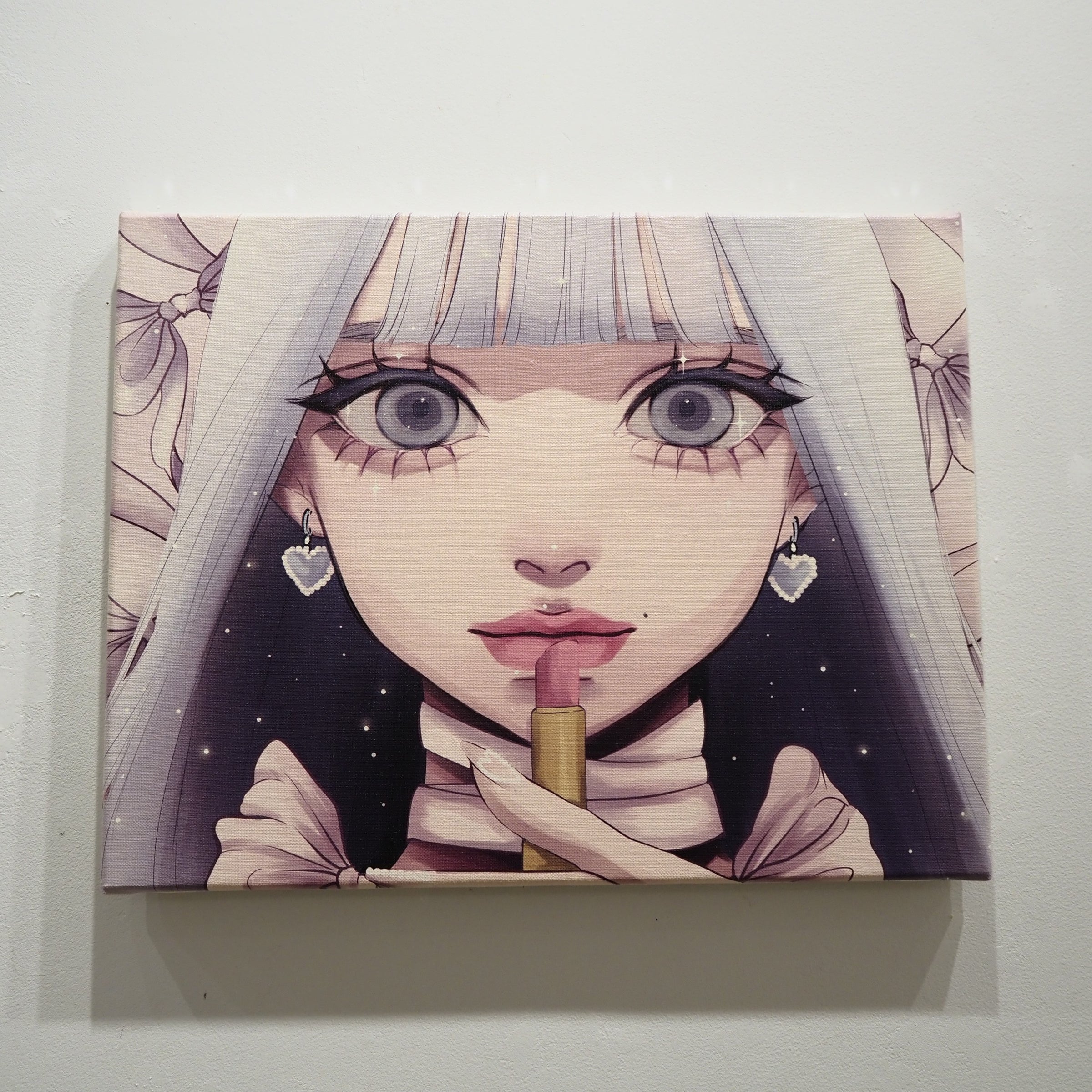 【希少/海外正規品】イラストレーター Nightcrow / 複製原画 正規品 複製画⑯ F6（W410×H318×D18） | LOCAL