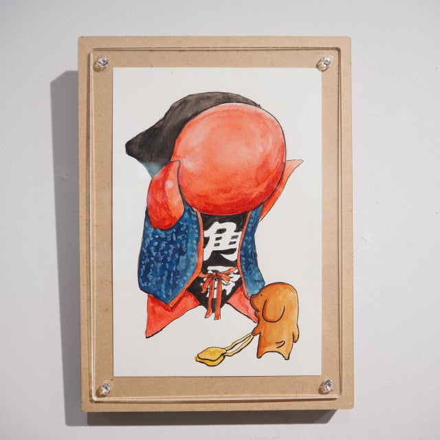 いぬのキャンバス原画 うかうか | LOCAL
