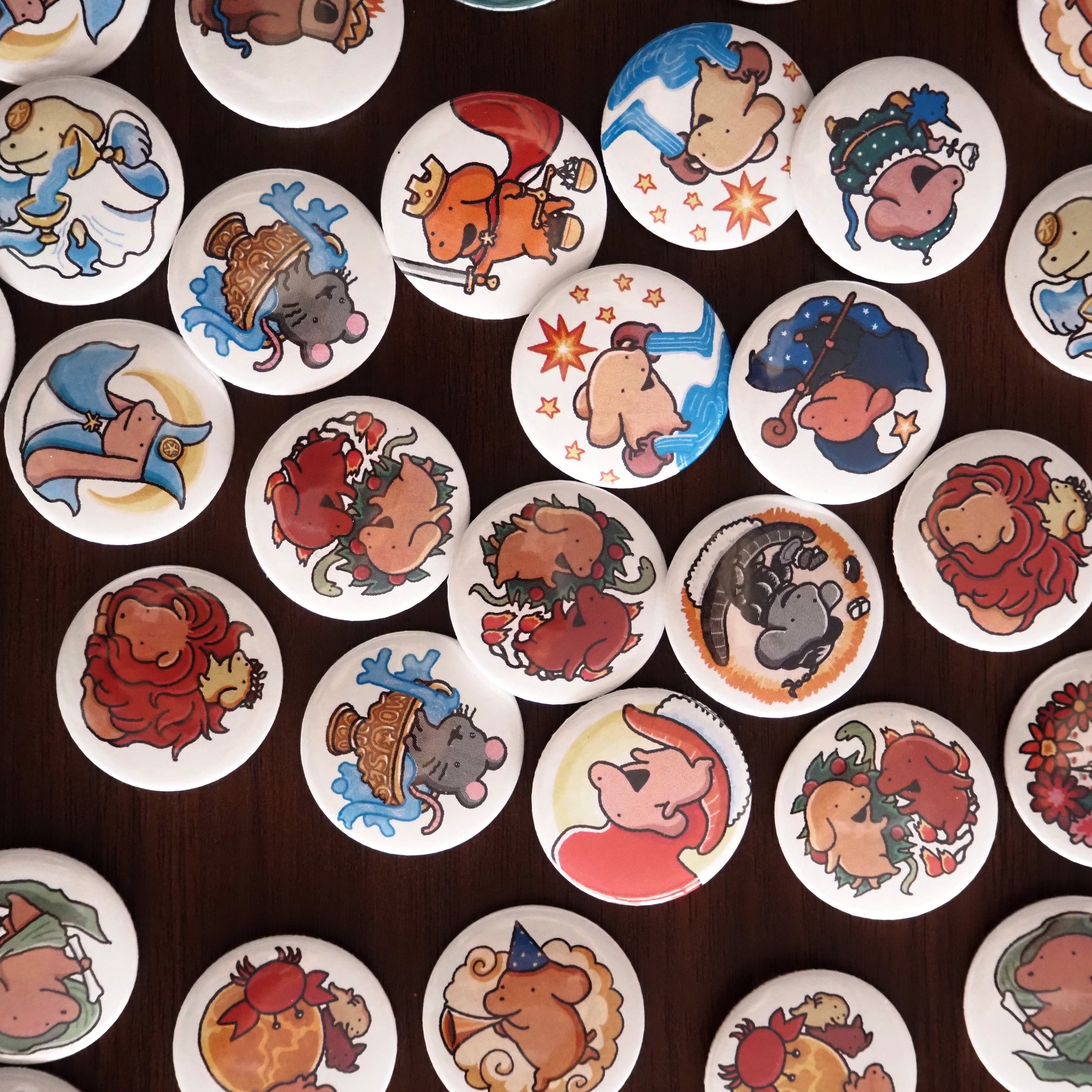 うりゃこ 缶バッジ 缶バッジ 15個 SD BADGE VOL5 – CRAZY RACCOON